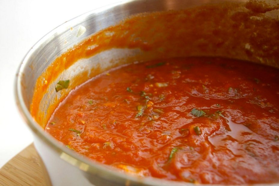 Molho de tomate caseiro